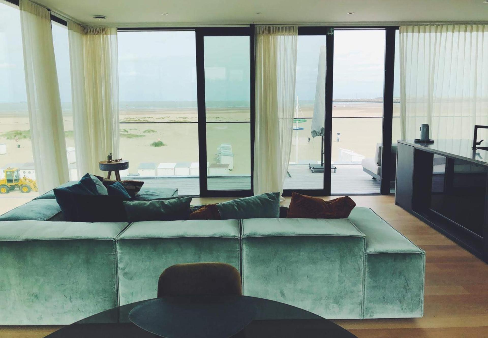Penthouse La Naturale Zeezicht Brugge Bagian luar foto